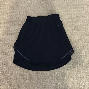 Lululemon High-Rise Tennis Skirt, size 2, color black.